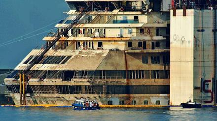 Menschliche Überreste wurden in der Costa Concordia gefunden.