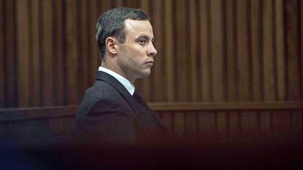 Wartet auf sein Urteil. Sprintstar Oscar Pistorius. 