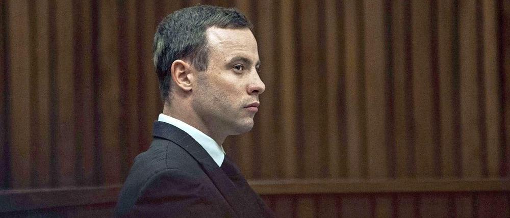 Wartet auf sein Urteil. Sprintstar Oscar Pistorius. 