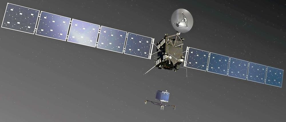 Wunschdenken. Die Sonde "Philae" soll auf dem Kometen Tschurjumow-Gerasimenko landen und ihn genauer untersuchen.