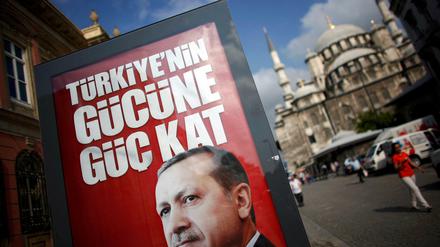Präsenter als jeder Konkurrent um das Präsidentenamt: Ministerpräsident Recep Tayyip Erdogan