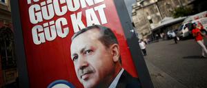 Präsenter als jeder Konkurrent um das Präsidentenamt: Ministerpräsident Recep Tayyip Erdogan