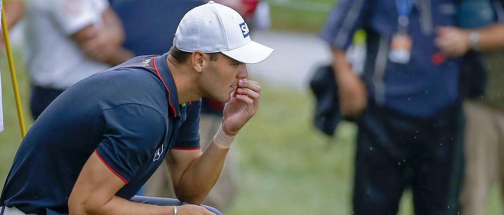 Martin Kaymer verspielte am Freitag am drittletzten Loch die Qualifikation für das Wochenende.