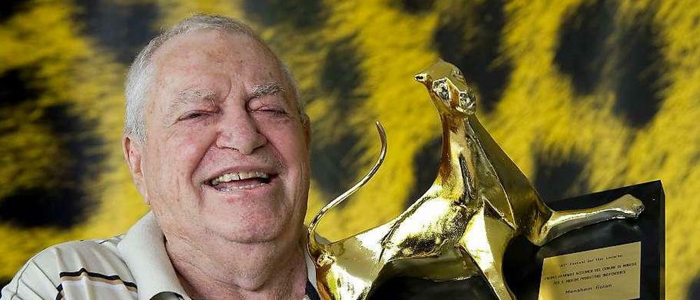 Menahem Golan 2010 beim Filmfestival in Locarno.