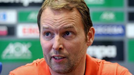 Erster Auftritt für den neuen Bundestrainer Dagur Sigurdsson.