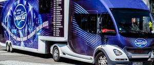 Rollt insgesamt durch acht Länder: Der DSDS-Castingbus.