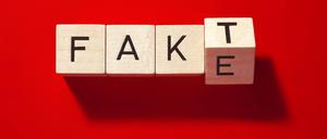 Fakt oder Fake, Symbolbild fuer Fake News und alternative Fakten fact or fake, symbol for fake news and alternative facts BLWS610495 Copyright: xblickwinkel/S.xZiesex 