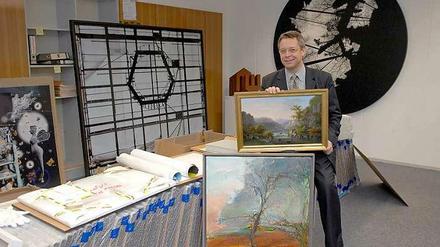 Der Mann im Hintergrund: Andreas Kaernbach ist Kurator der Kunstsammlung des Deutschen Bundestages.