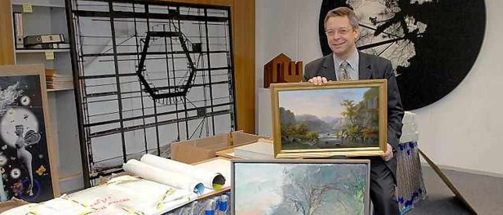 Der Mann im Hintergrund: Andreas Kaernbach ist Kurator der Kunstsammlung des Deutschen Bundestages.