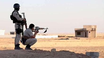 Kurdische Truppen im Irak.