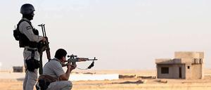 Kurdische Truppen im Irak.