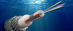 Unterseekabel, wie hier das "Arctic Fibre", einer rund 15.600 Kilometer lange geplante Glasfaserleitung von Tokio durch die Nordwestpassage über Neufundland nach London, transportieren die Daten von einem Kontinent zum anderen. Google beteiligt sich jetzt an einem Unterseekabel von den USA ebenfalls nach Japan. 