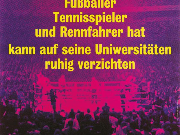 Ein Staek-Plakat aus dem Jahr 1997.