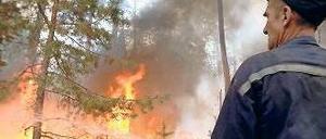 Folge der Hitze. 2010 wüteten in Russland viele Waldbrände. 