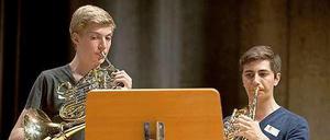 Nicht nur Streber: Musiker des Bundesjugendorchesters.