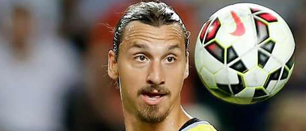 Zlatan Ibrahimovic hat nicht nur Fußball im Kopf.