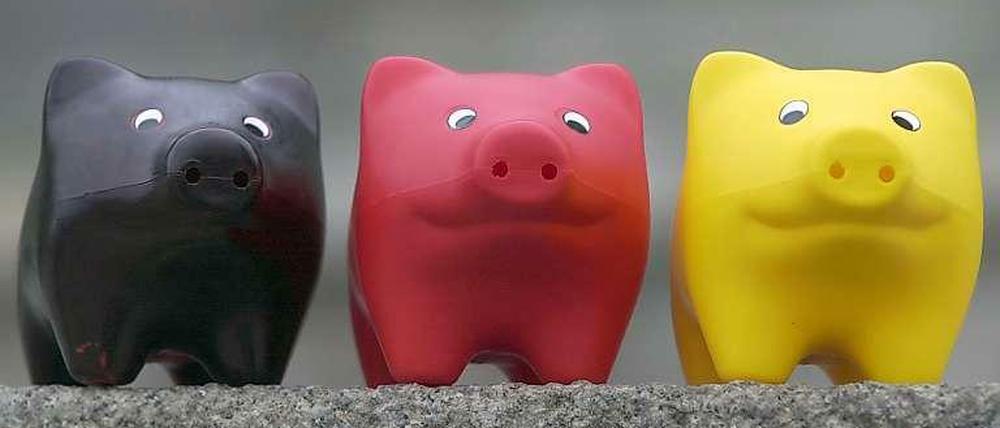 Schwein gehabt. Auf allen Ebenen des Staates sanken die Verbindlichkeiten.