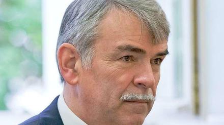 Gustl Mollath, kurz vor der Urteilsverkündung im Landgericht Regensburg.