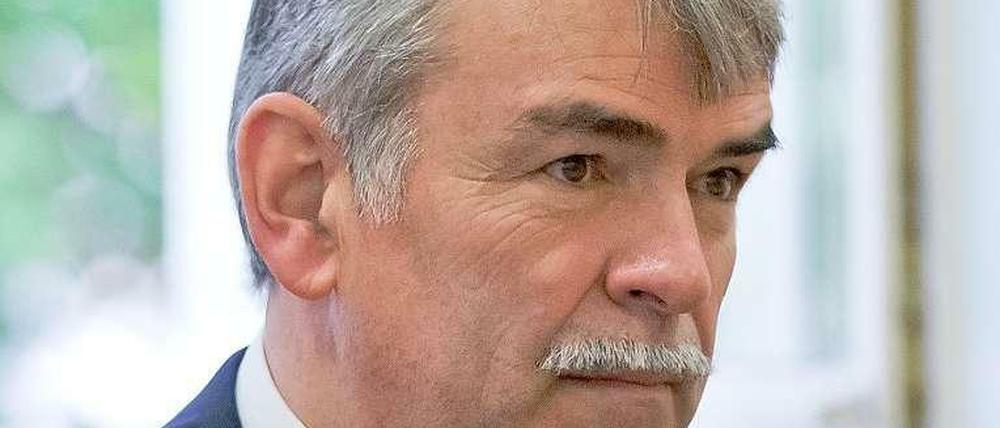 Gustl Mollath, kurz vor der Urteilsverkündung im Landgericht Regensburg.