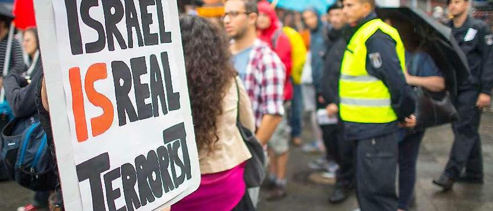 Antigazakriegsprotest in Berlin.