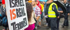 Antigazakriegsprotest in Berlin.
