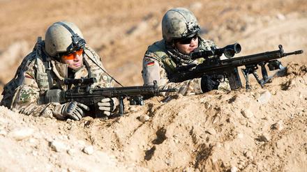 Die Bundeswehr im Kampfeinsatz.
