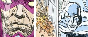 Durch Zeit und Raum: Eine Seite aus "Silver-Surfer - Parabel".