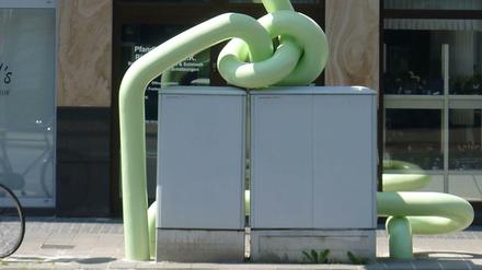 Kunst im Raum von Tobias Rehberger.