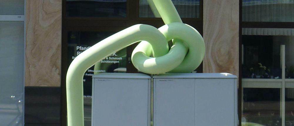 Kunst im Raum von Tobias Rehberger.