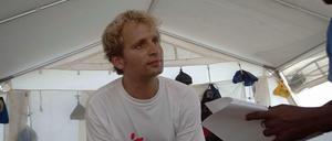 Thomas Kratz bei einem Einsatz mit "Ärzte ohne Grenzen" 2011 auf Haiti.