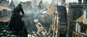 In die Wirren der Französischen Revolution führt „Assasssin’s Creed Unity“. Allein in die Gestaltung der Kathedrale von Notre-Dame wurden 5000 Arbeitsstunden investiert.