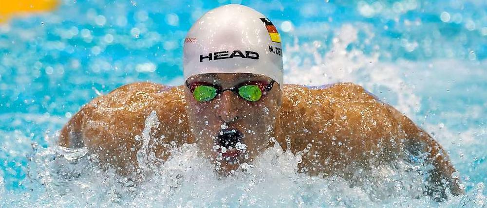 Gut gelaufen. Der europäische Jahresbeste Markus Deibler qualifizierte sich am Dienstag hinter Favorit Laszlo Cseh (Ungarn) in 1:59,60 als Gesamt-Zweiter für das Halbfinale. 