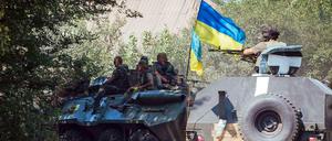 Ukrainische Truppen.