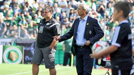 Hat das Sagen an der Seitenlinie: Gladbach-Trainer Lucien Favre