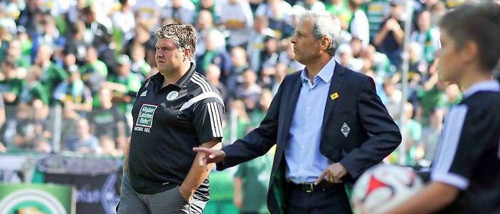 Hat das Sagen an der Seitenlinie: Gladbach-Trainer Lucien Favre