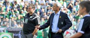 Hat das Sagen an der Seitenlinie: Gladbach-Trainer Lucien Favre