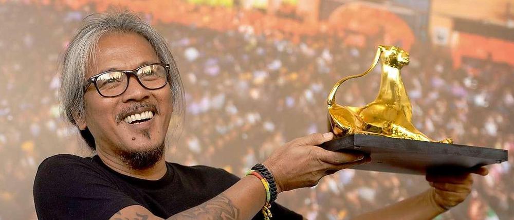 Der philippinische Regisseur Lav Diaz in Locarno.