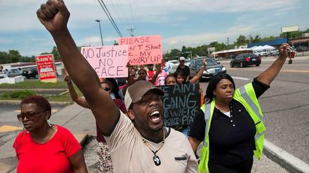 Proteste in Ferguson.