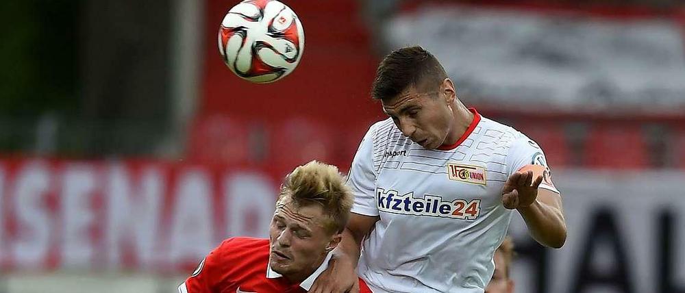 Union mit Kapitän Damir Kreilach ist aus dem Pokal ausgeschieden.