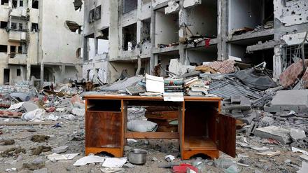 Zerstörungen im Gazastreifen.