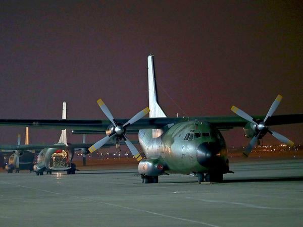 Transall-Transportflugzeuge der Bundeswehr.