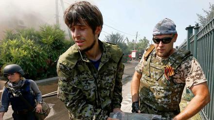 Prorussische Separatisten im Osten der Ukraine.