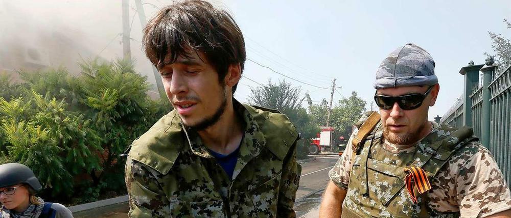 Prorussische Separatisten im Osten der Ukraine.