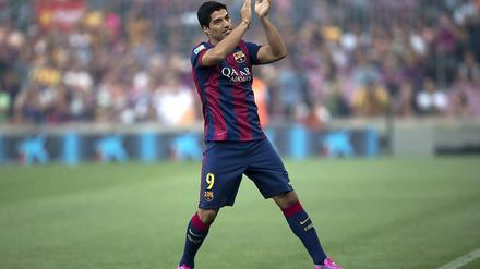 Da bin ich wieder. Luiz Suárez in Barcelona. 