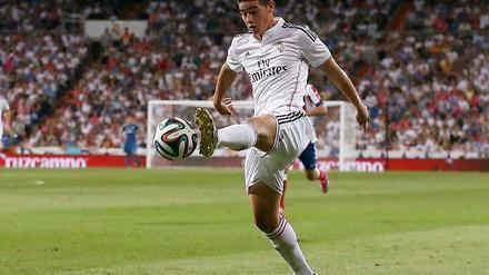 Auf goldenen Sohlen. James Rodriguez traf im Supercup für Real zur Führung der Madrilenen.