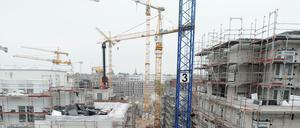 Der Bauboom in Deutschland hält an.