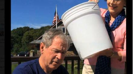 George W. Bush nahm ebenfalls an der "Ice Bucket Challenge" teil.