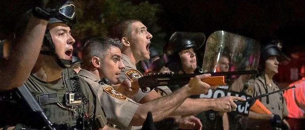 Polizei in Ferguson.
