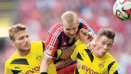 Heißer Kampf. Beim Umsatz liegt Bayern München deutlich vor dem BVB.