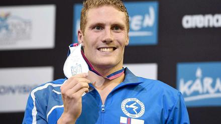 Pal Joensen gewann EM-Silber im 1500-Meter Freistil.